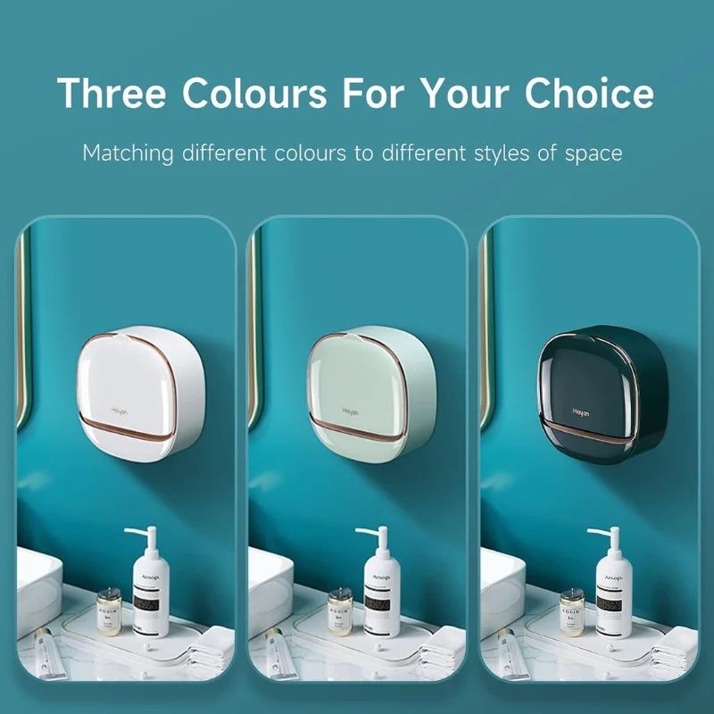 Soap Holder with Lid and Drainage Tray