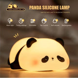 Silicone Panda LED Animal Bedside Lamp USB Rechargeable