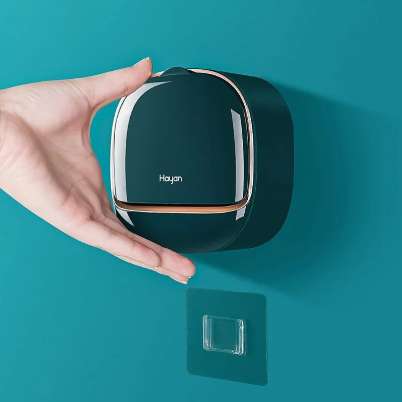 Soap Holder with Lid and Drainage Tray