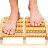 Wooden Foot Roller Massager